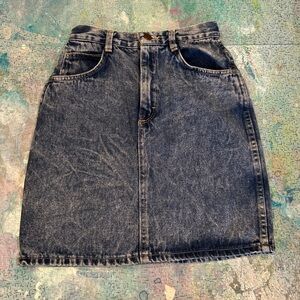 C80s Denim Mini Skirt